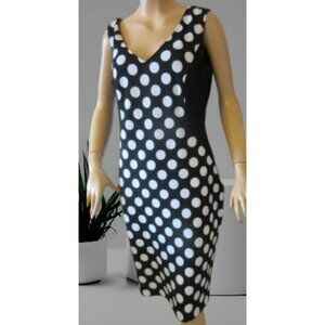 Cartise Black & White Dress Women's Size CAN 12 US 10